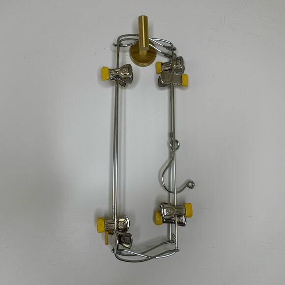 Metal Tiered Clip Pants Skirt Clothes Hanger Vintage 4 Tiers - Picture 4 of 4